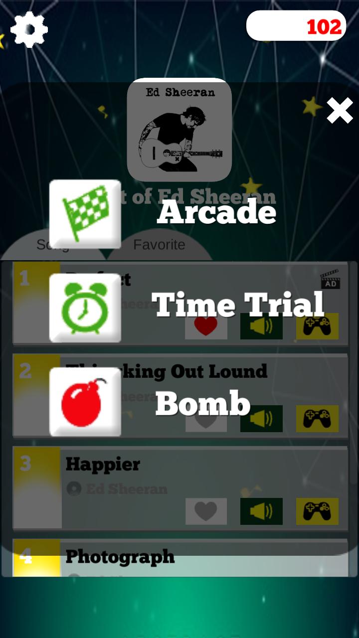 Ed Sheeran Best of Piano Game