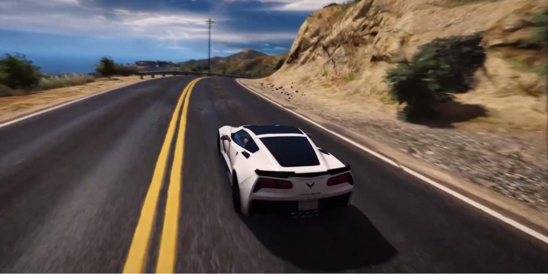 Corvette Driving Simulator 3D