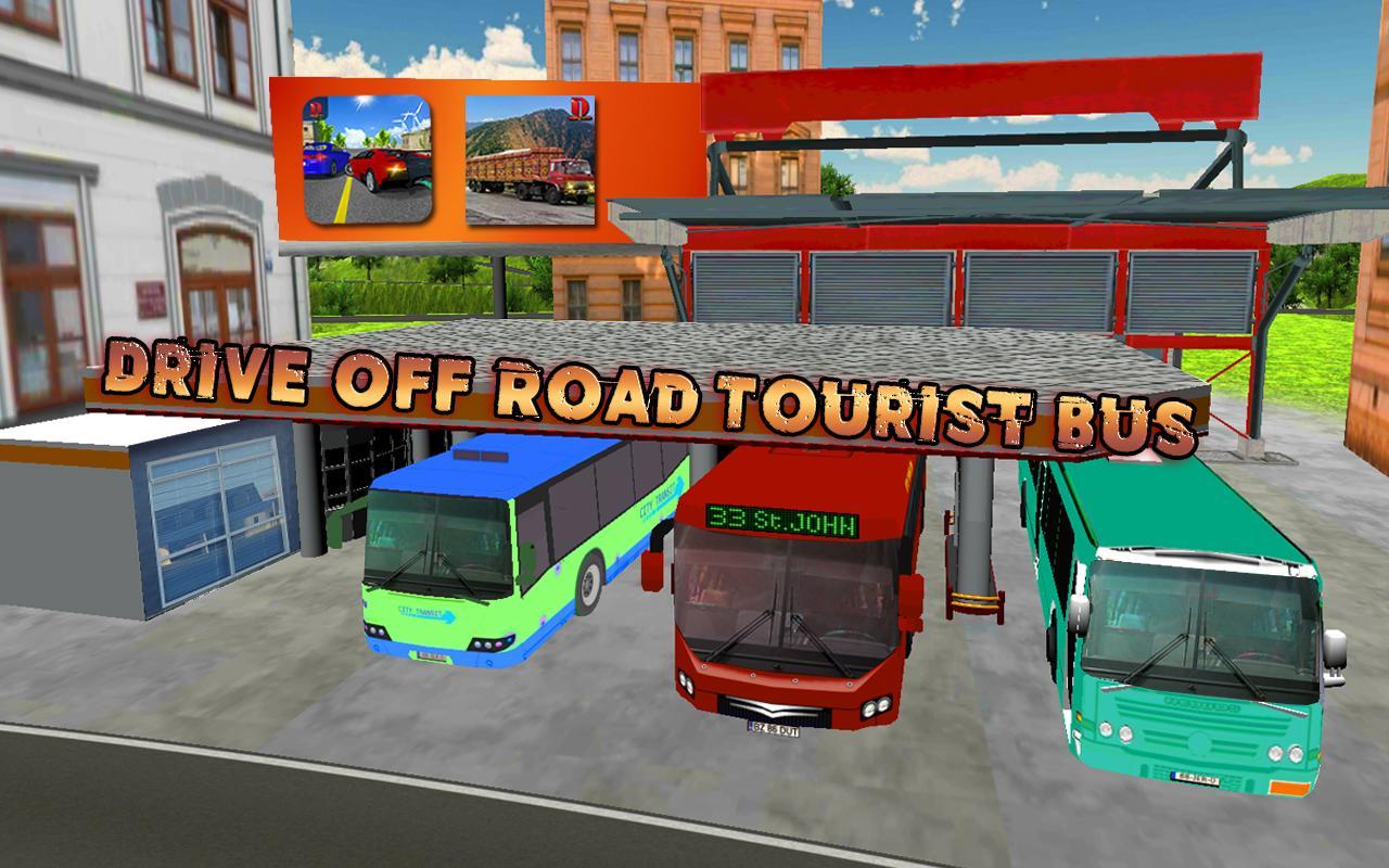 Drive Off Road Tourist Bus