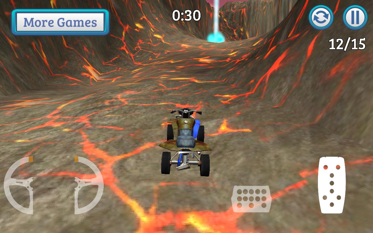 Stunt Racer - Volcano Escape