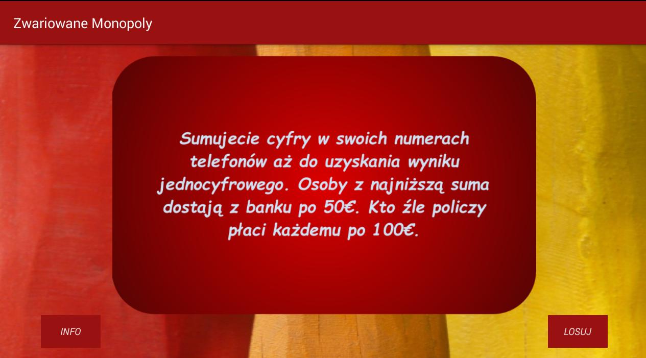 ZWARIOWANE MONOPOLY - dodatek