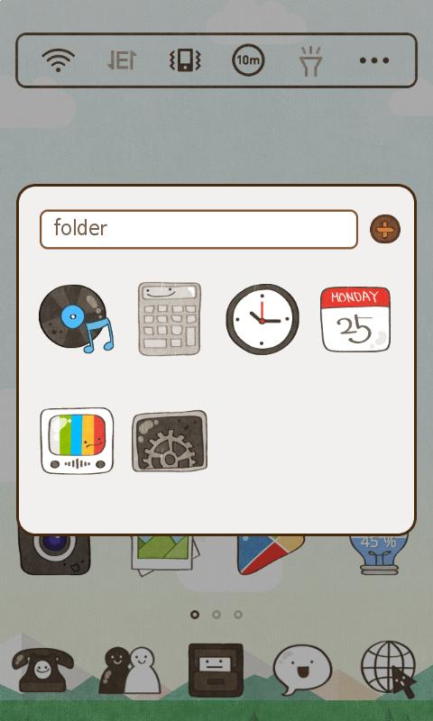CartoonPlay LINE LauncherTheme