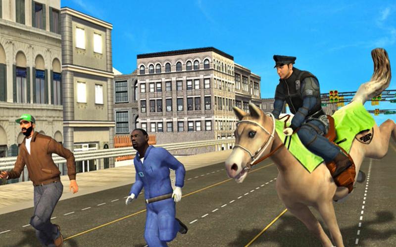 Police Horse Rider: Big Chase