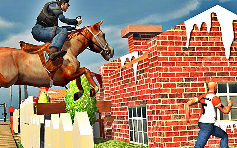 Police Horse Rider: Big Chase
