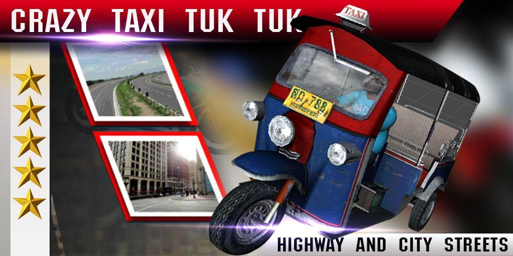 TukTuk : Crazy Taxi Racer 3D