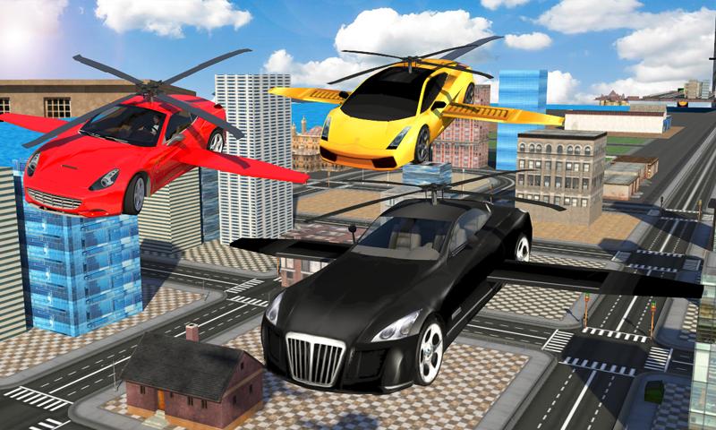 Flying Car Racing 3D