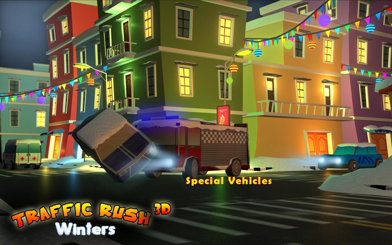 Traffic Rush Winters 3D