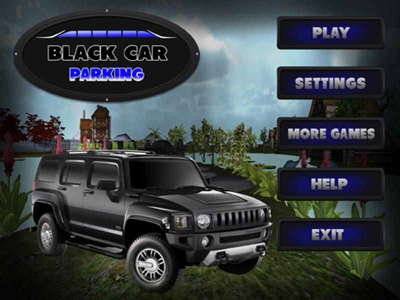 Black Car Parking 3d