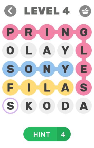 Word Search - Guess Brand