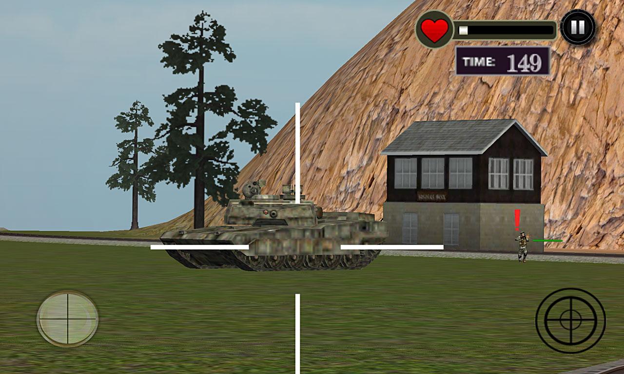 Gunship Bullet Train Battle 3D