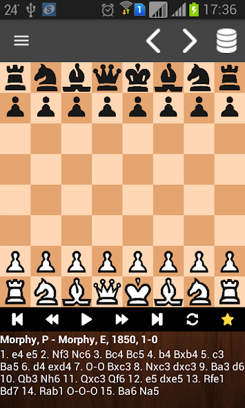 Chess PGN reader