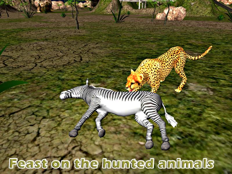 Angry Cheetah Attack Sim 3D
