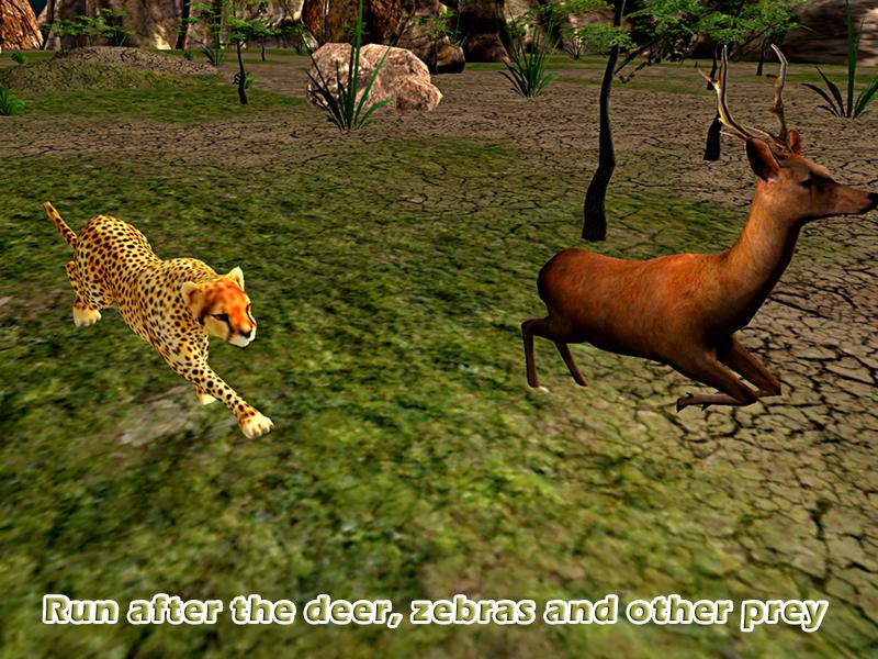 Angry Cheetah Attack Sim 3D