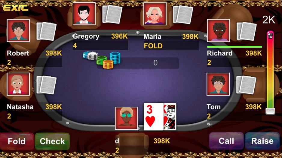 Poker Card Straight Online