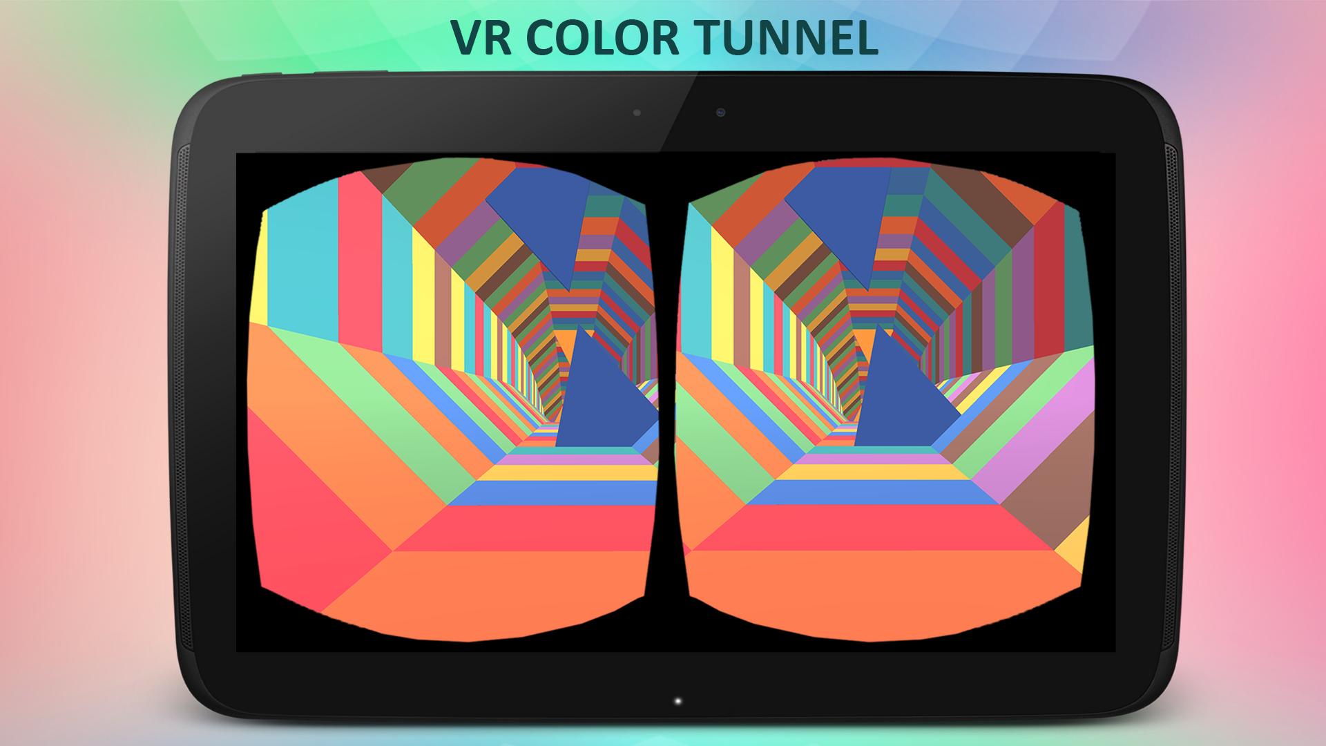 Extreme VR Space Color Tunnel