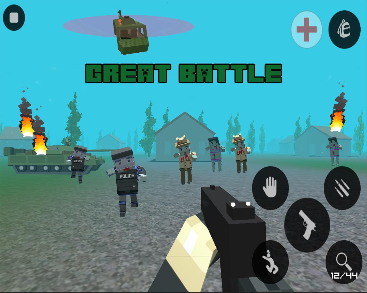 pixel Z : unturned zombie