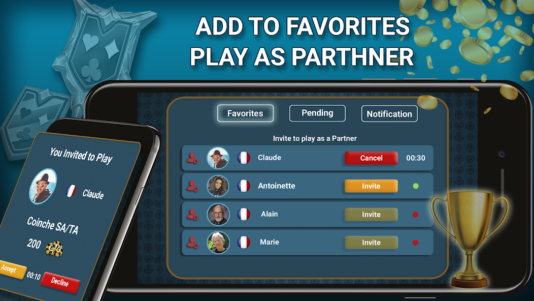 Blot Belote Coinche Online