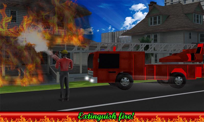 Firefighter Truck Simulation