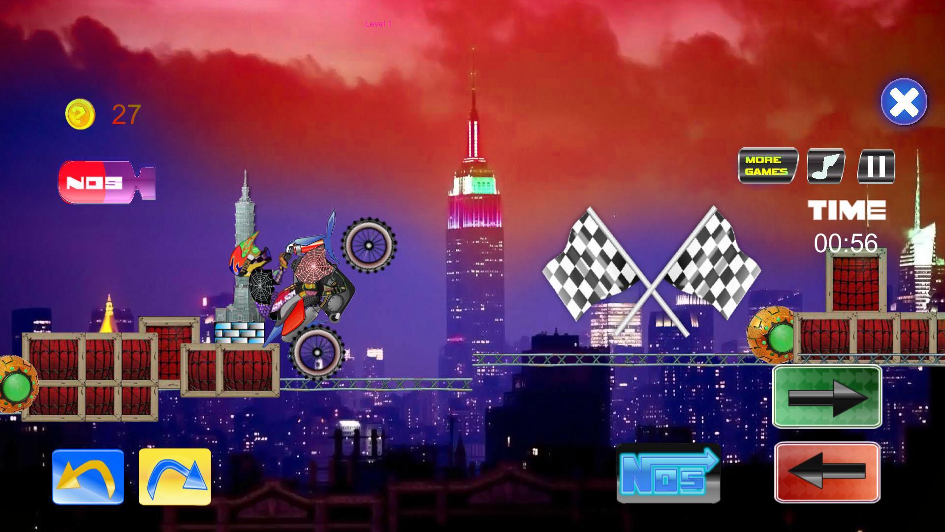 Spider Motocross Stunts