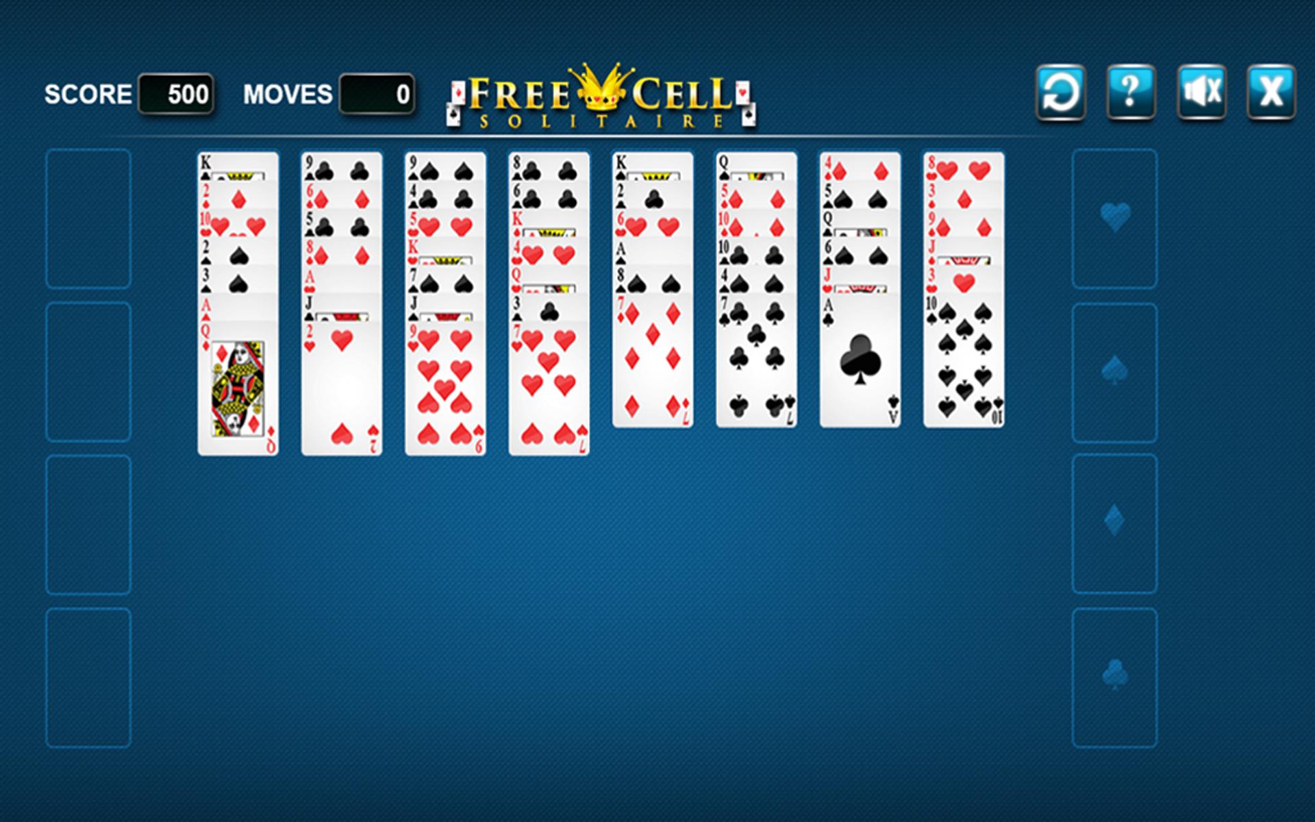 Solitaire Freecell card