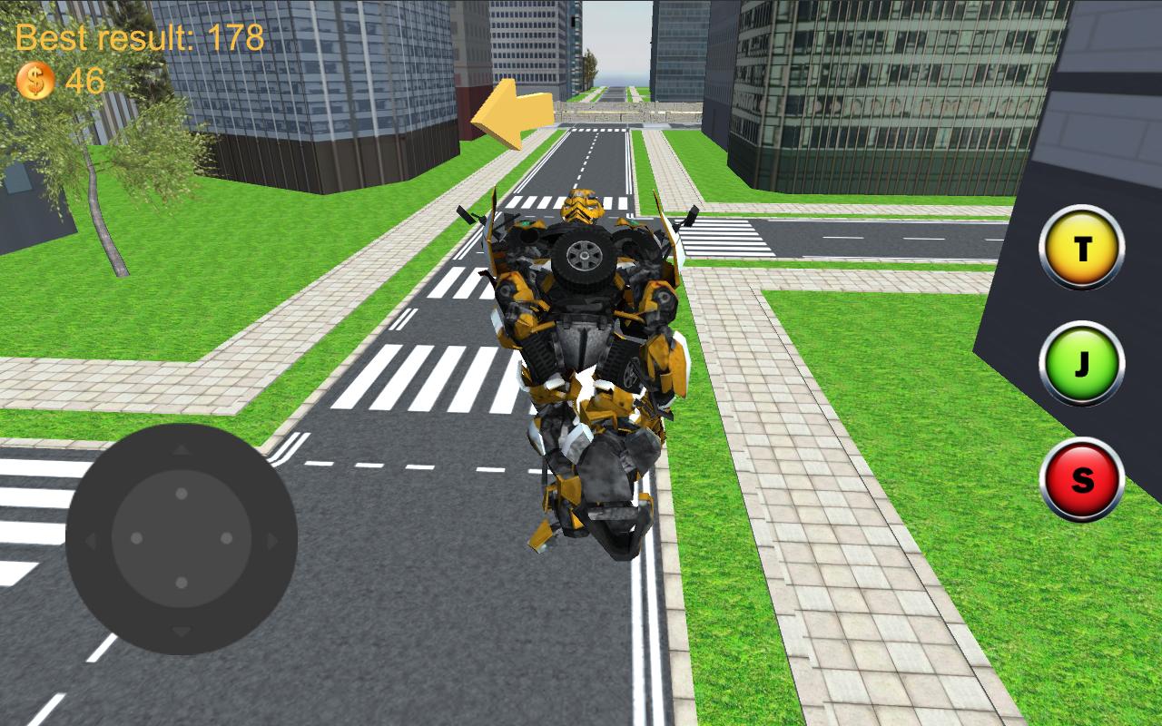 Futuristic Robot Taxi