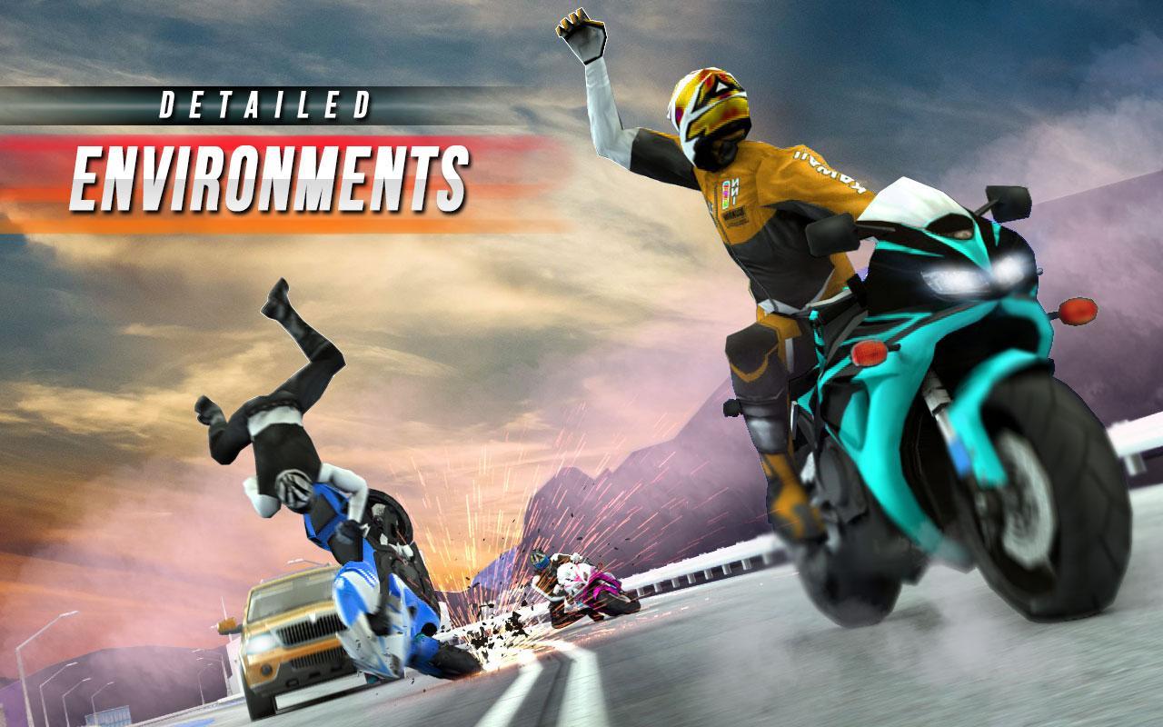 Highway Moto Racer Fight 3D