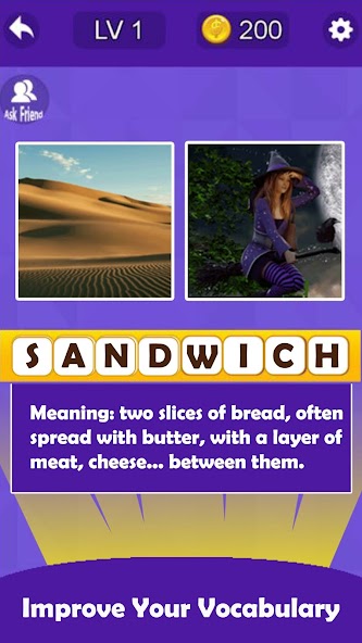 2 Pics 1 Word - Guessing Word