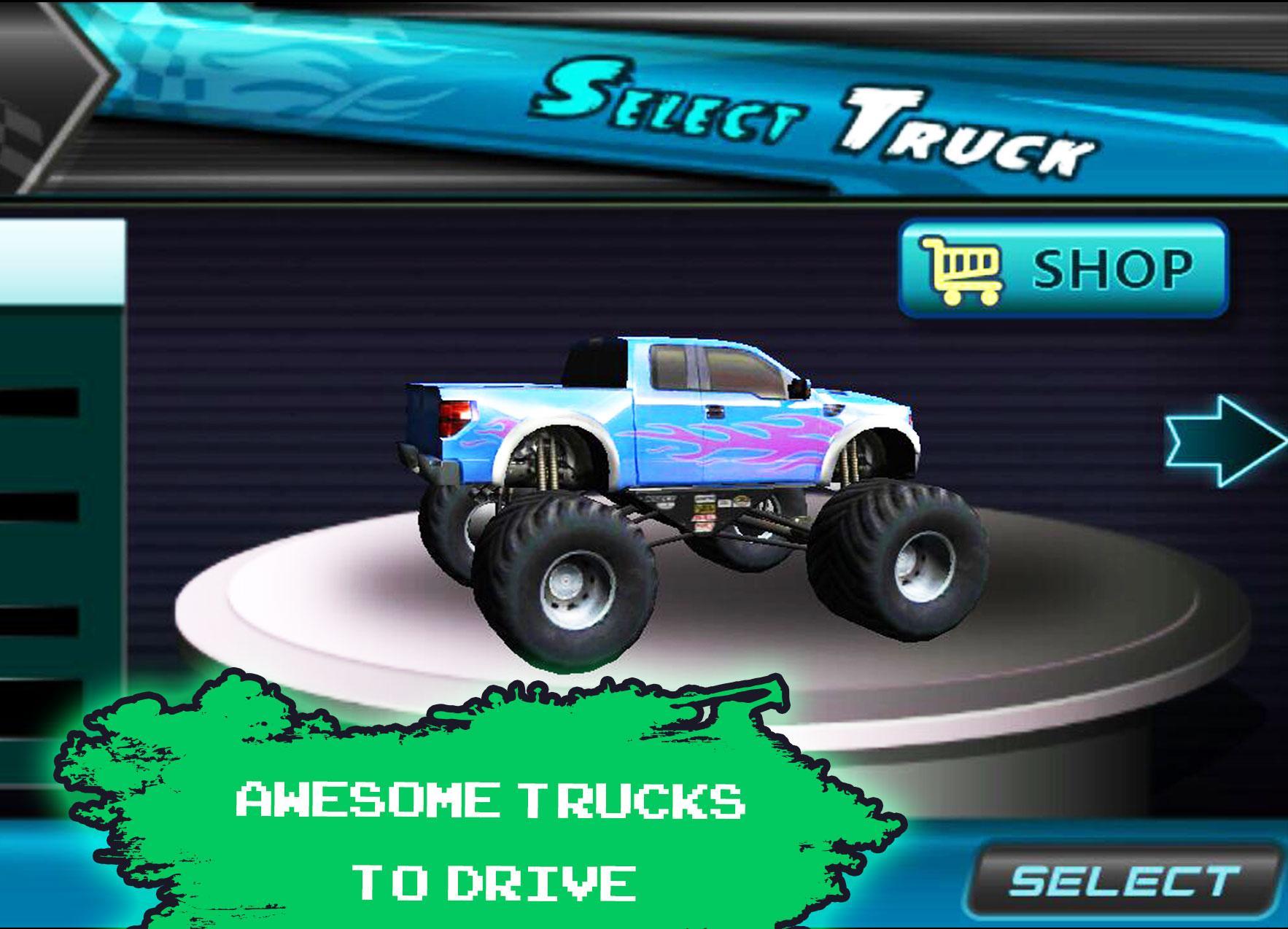 Monster Truck Driving : 4X4 Truck Driving Games
