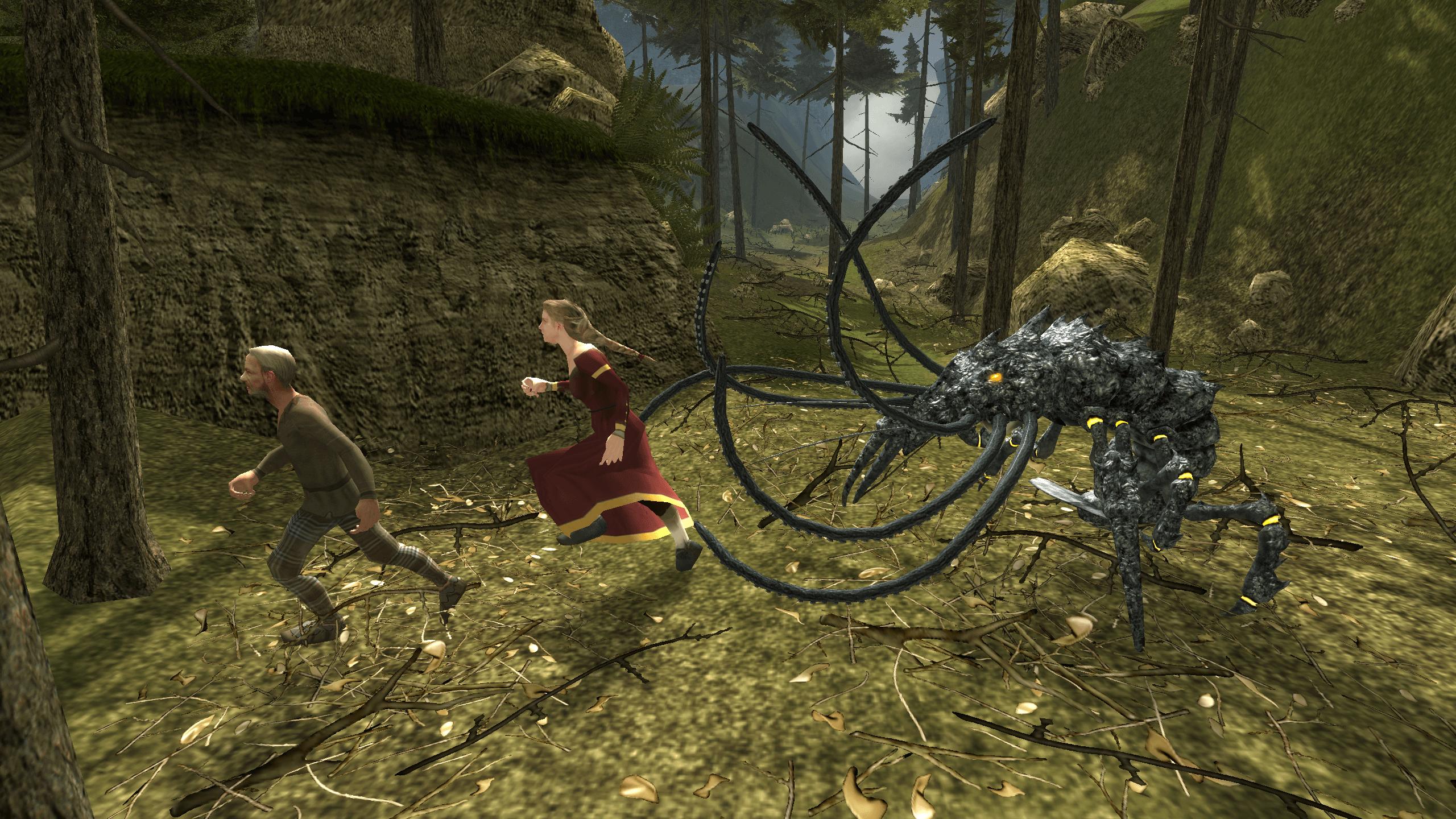 Scary Kraken Simulation 3D