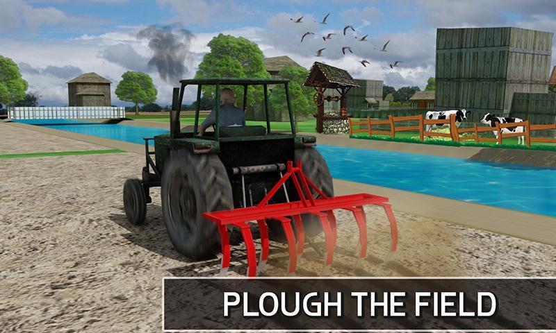 Farm Combine Tractor Simulator: Real Farming Games