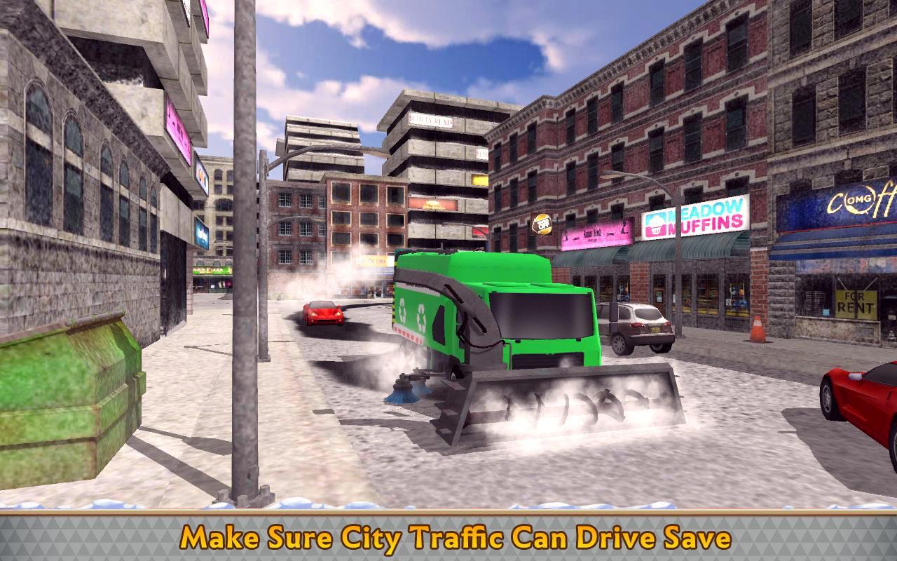 City Truck Snow Cleaner