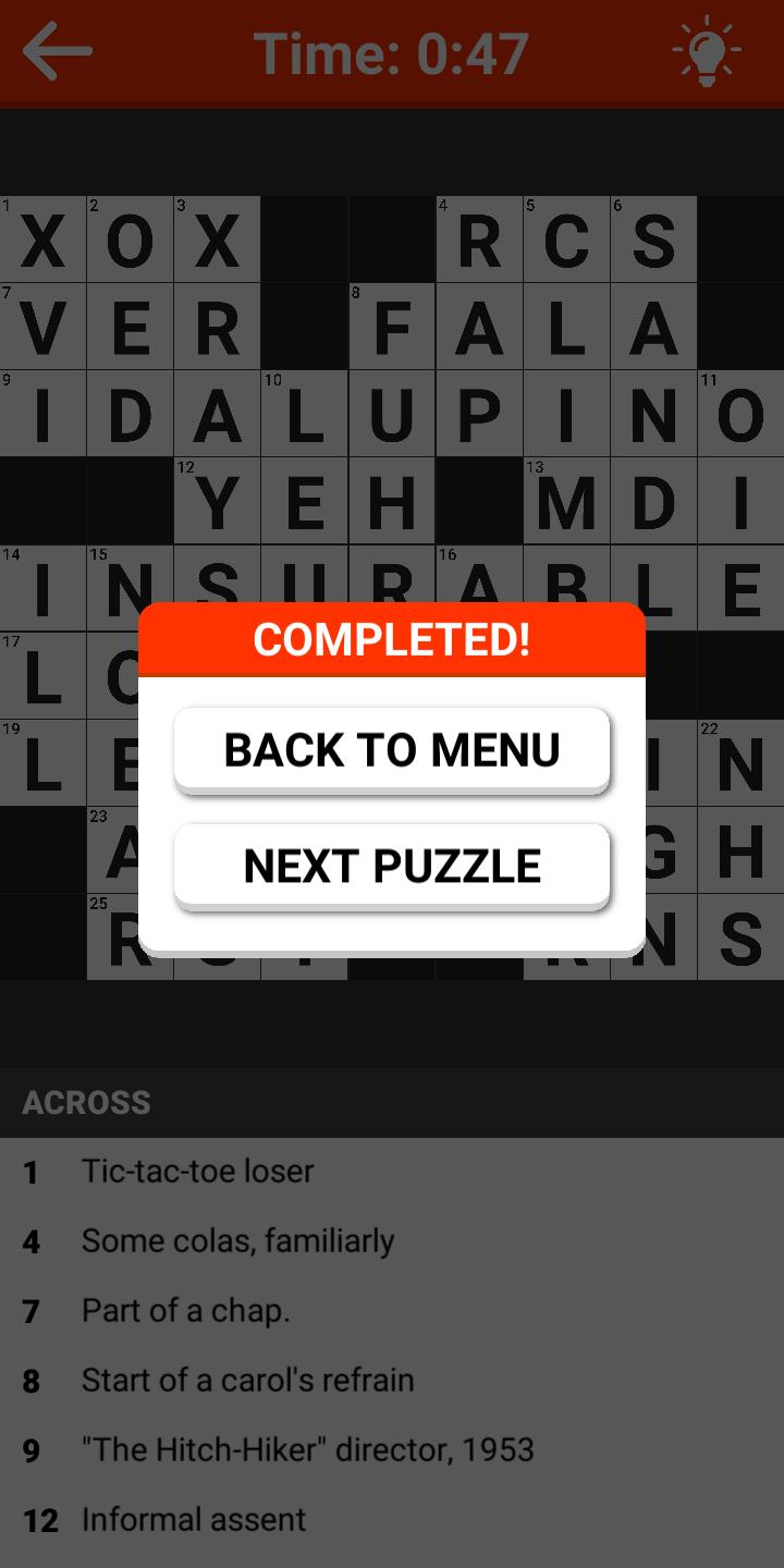 Crossword Puzzle Time
