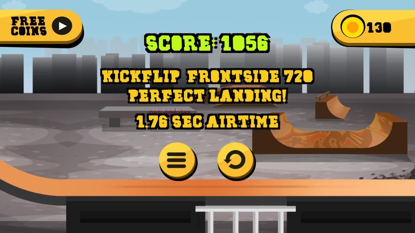 Stickman Big Air Skateboarding