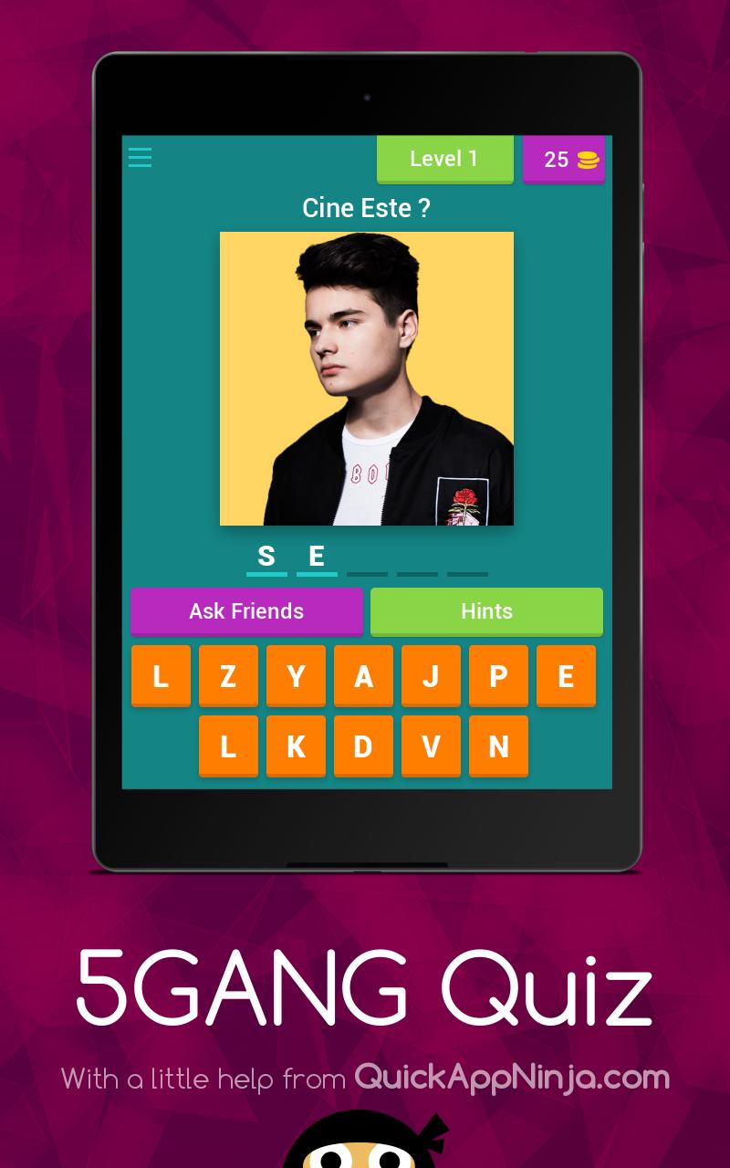 5 GANG QUIZ