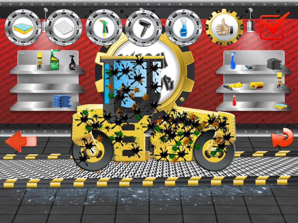 Tractors and Truck Wash Games