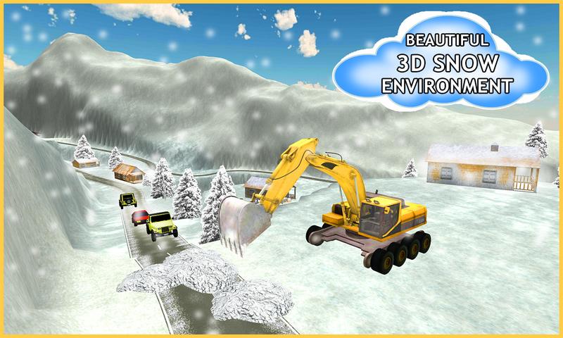 Snow Plow Truck Driver Sim 3D