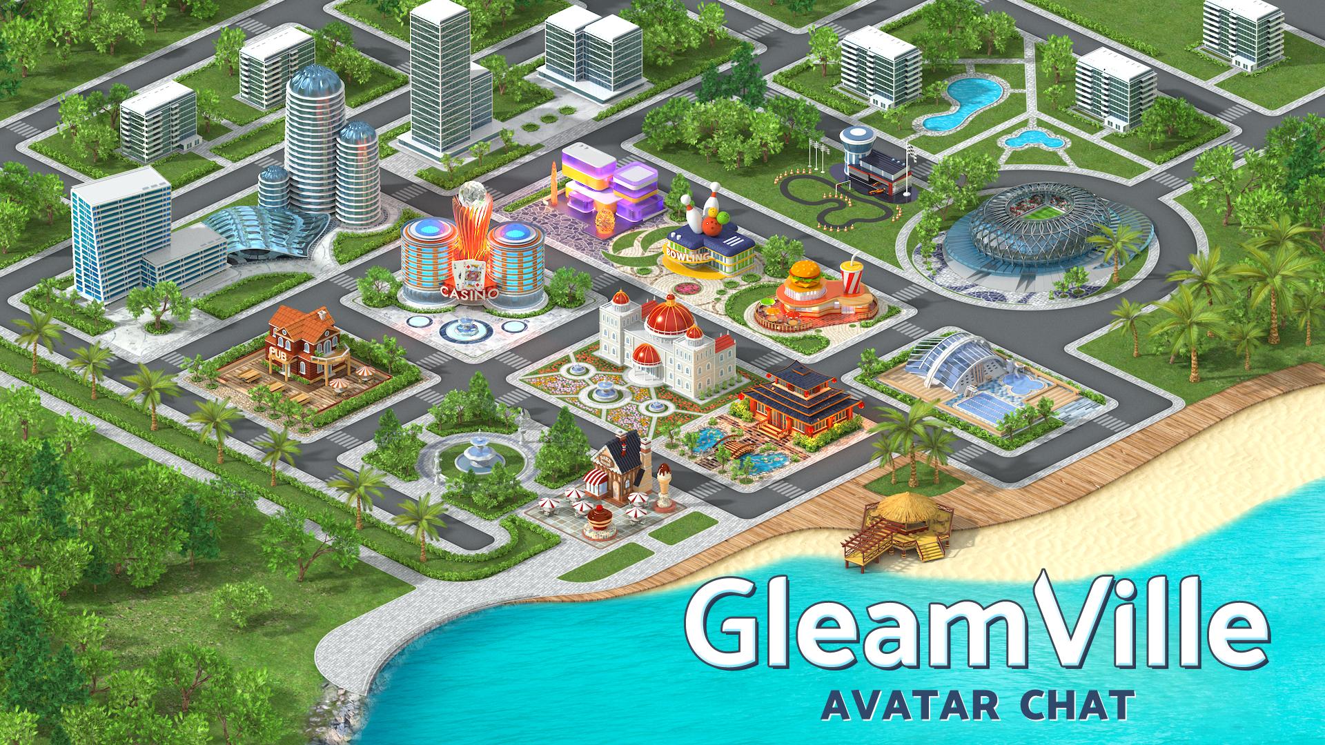 GleamVille Avatar Chat
