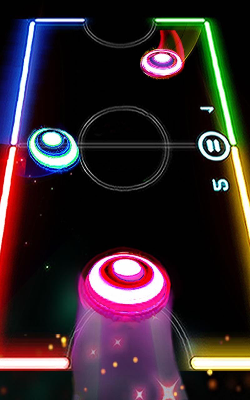 Glow Air Hockey 2 Players Online