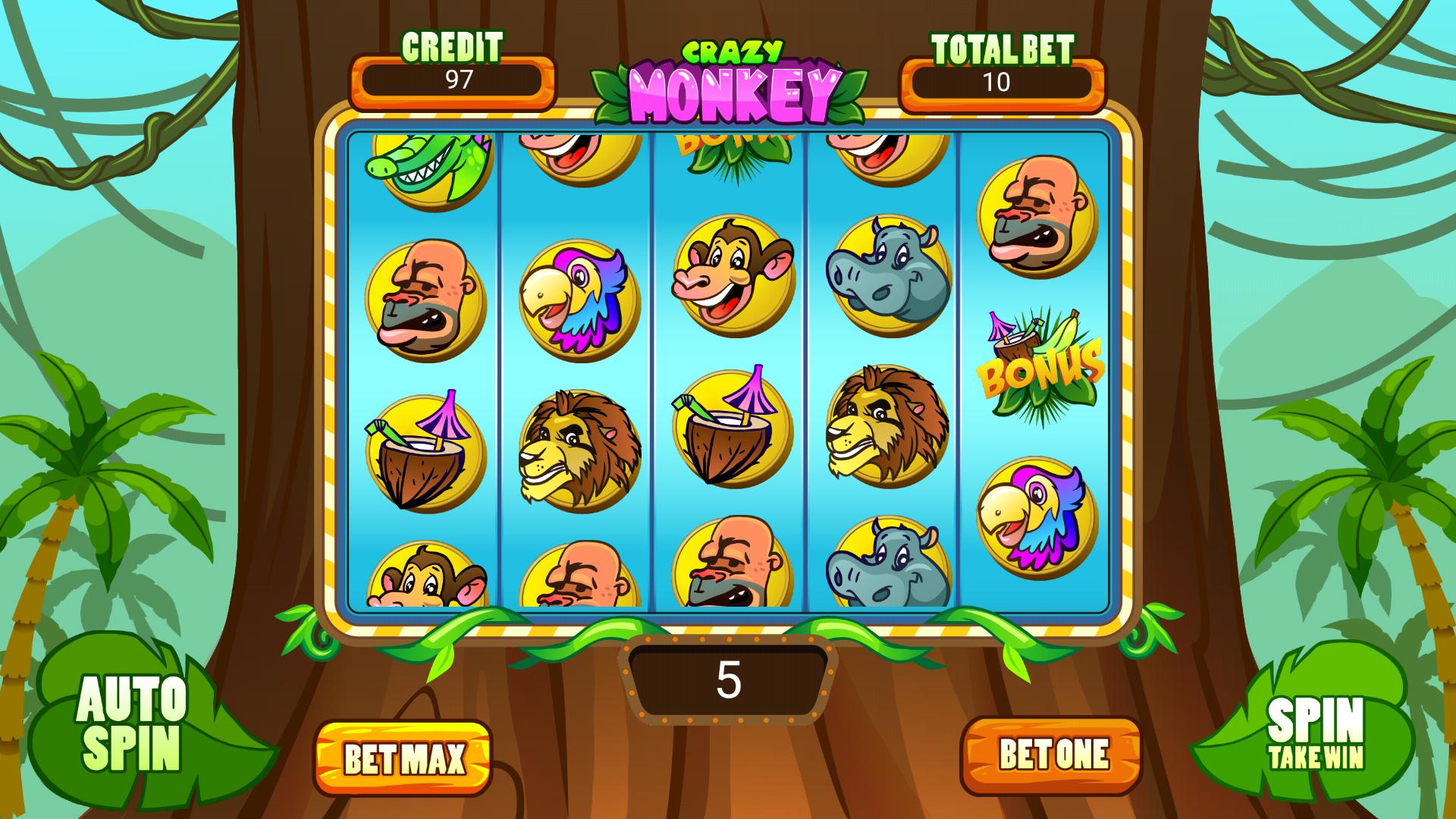 Crazy Mokey Slot Machine