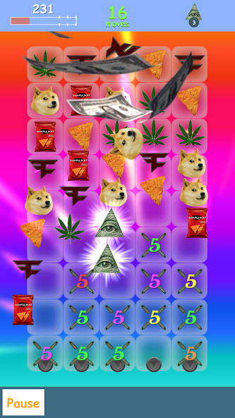 Meme Crush - MLG Kush edition