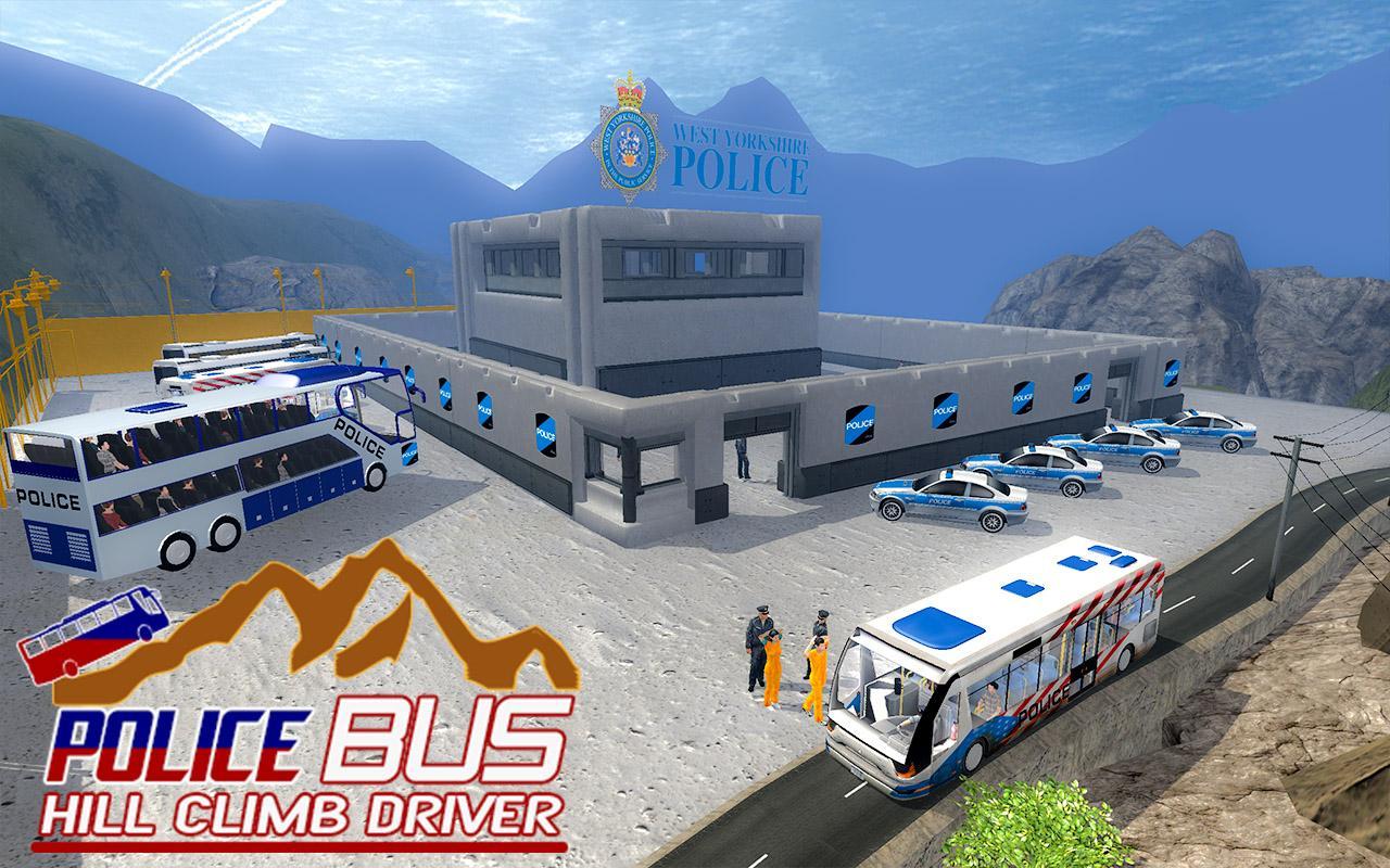 Police Bus Hill Climb Driver