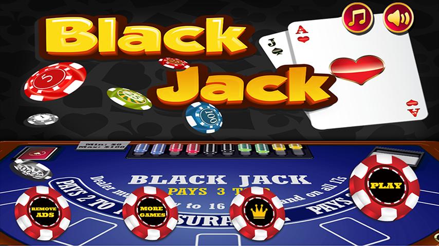 Blackjack 21 Black Jack Table