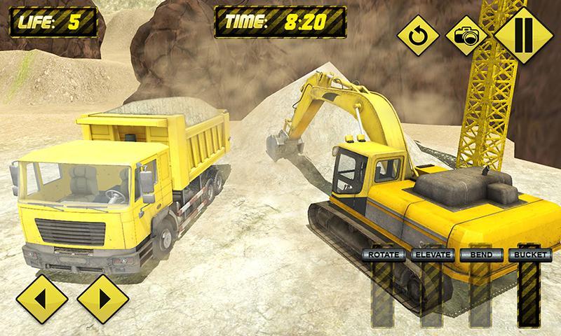 Uphill City Construction Crane : Road Builder 3D