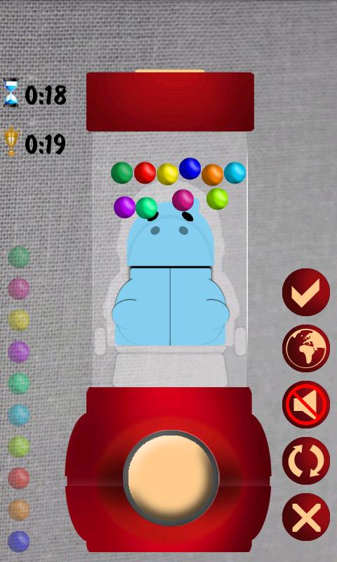 Hippo catching balls