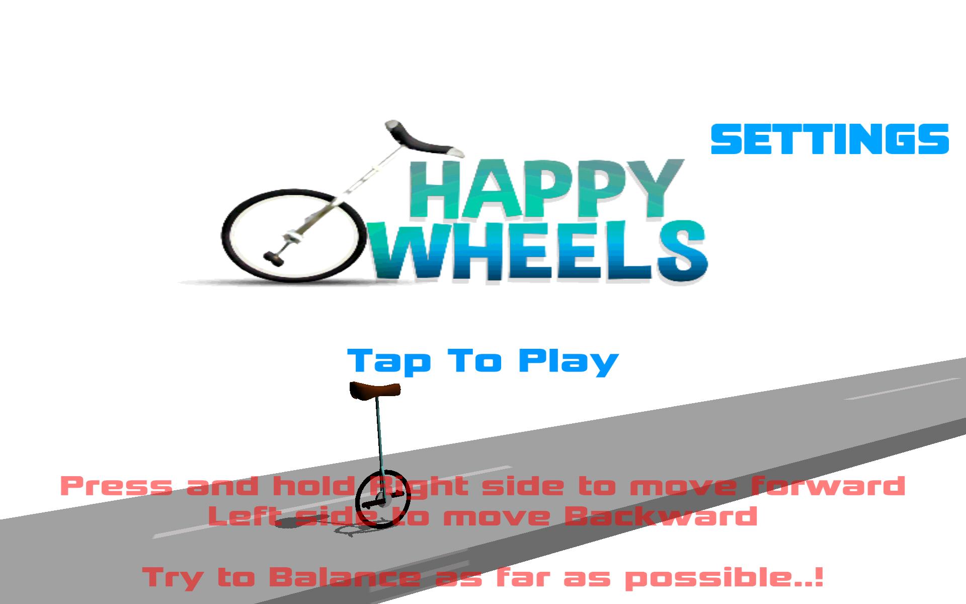 Happy Cycle - Uni Wheel Game