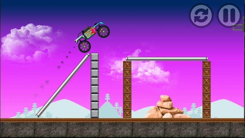 monster truck fire