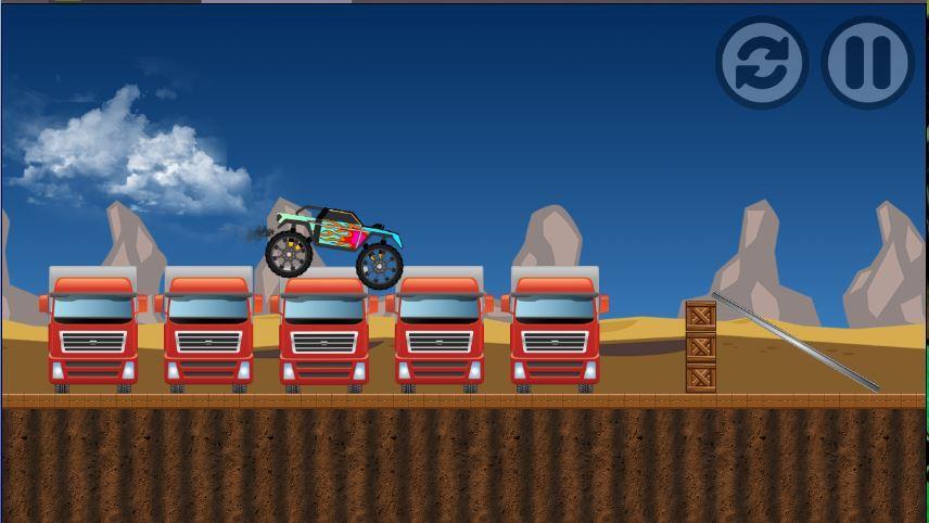 monster truck fire