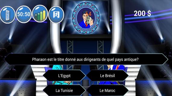 Nouveau jeu: Millionnaire 2016