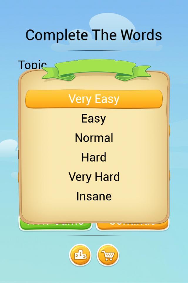 Complete The Words