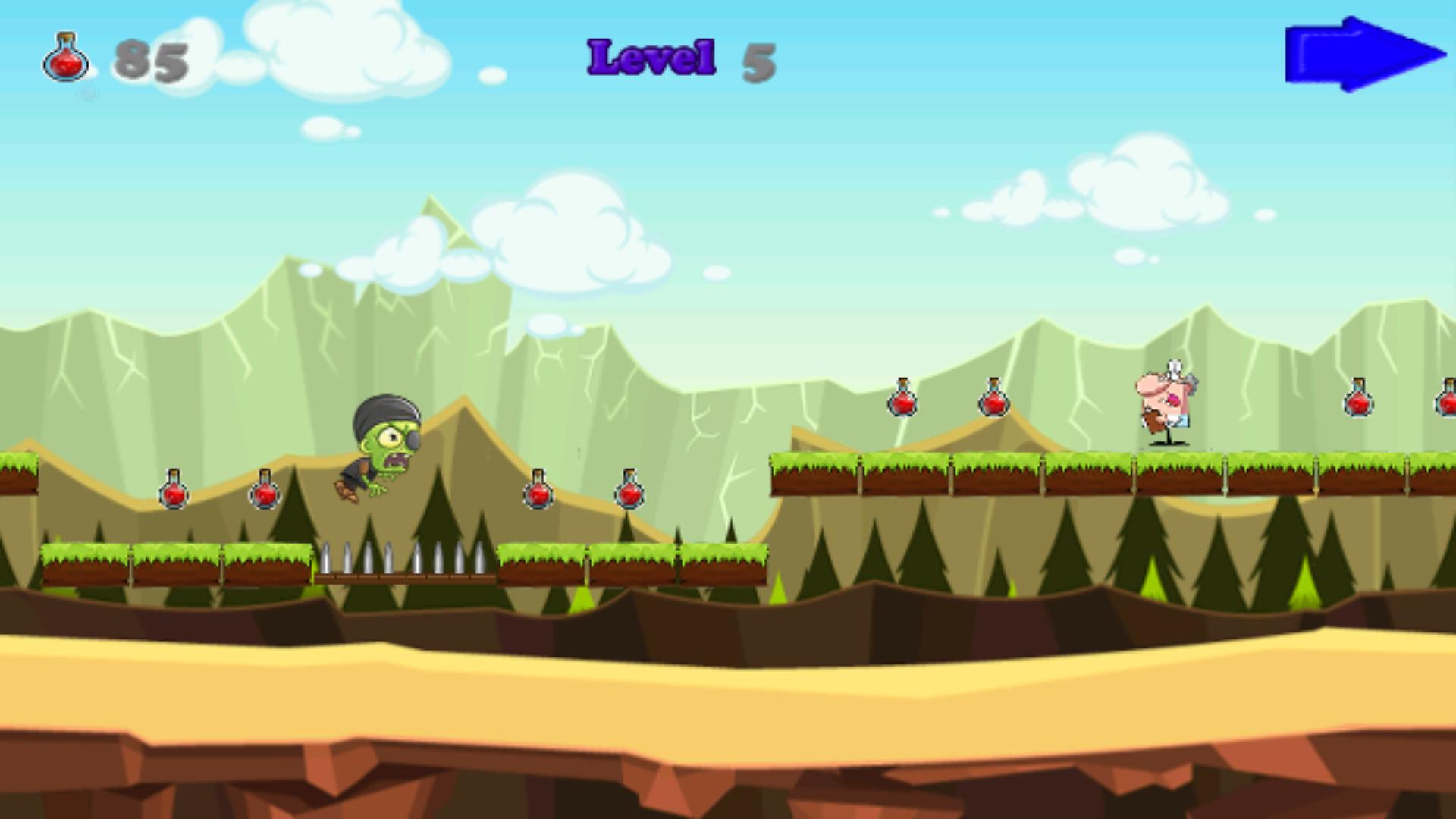 Angry Zombie Run 1